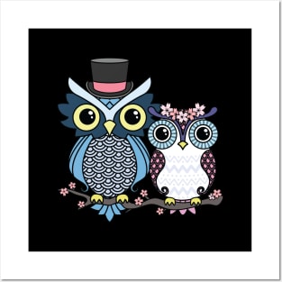 Owl love Posters and Art